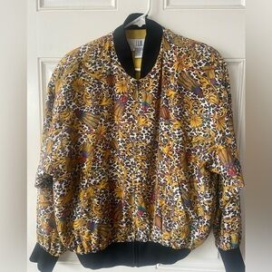 SLB by Sunny Leigh Silk Bomber Jacket